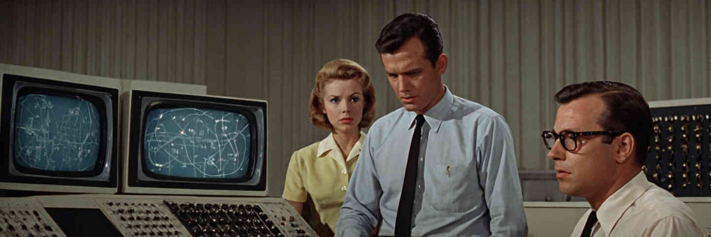 Programadores preocupados com um bug em um programa!